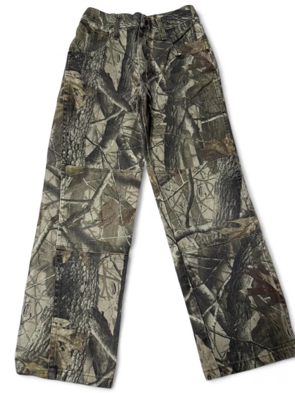 Realtree Kids Camo Cargo Pants in Green and Brown
